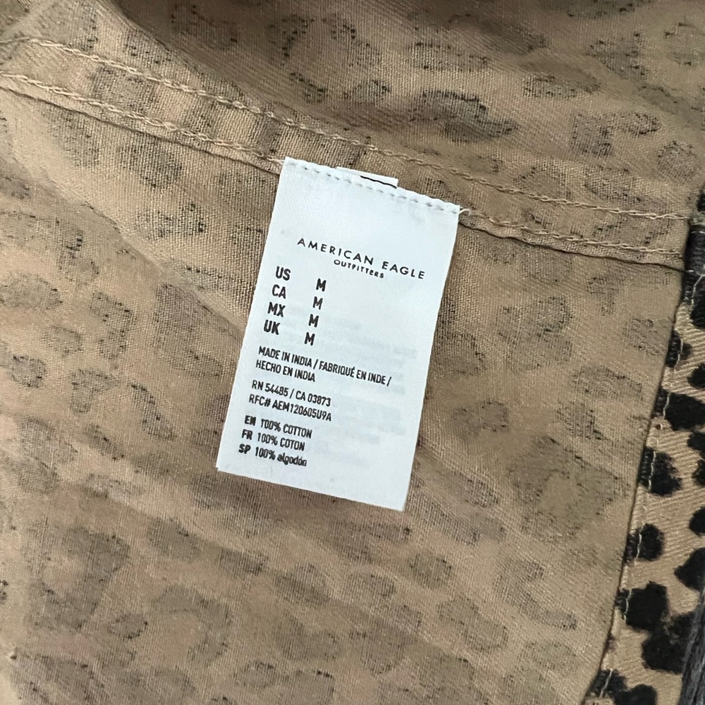 American eagle leopard shacket medium - Picture 4 of 4